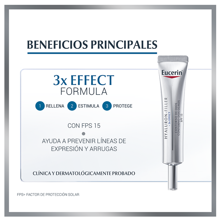 Contorno de Ojos Eucerin FPS 15 Triple Efecto 15 ml