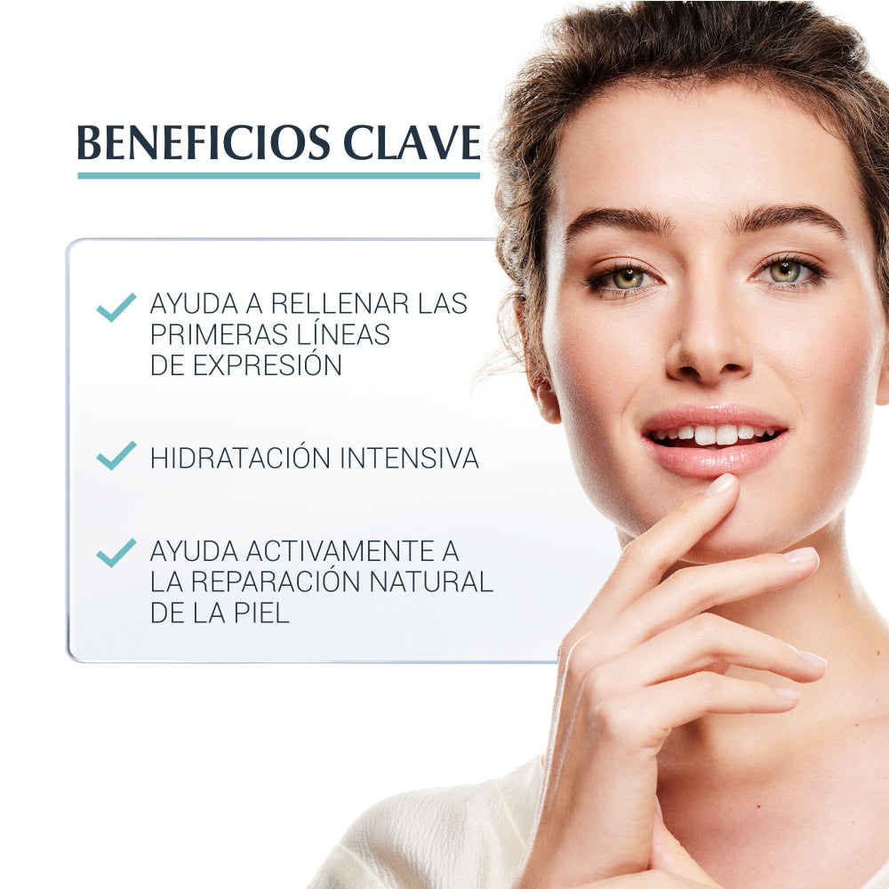 Gel facial hidratante Eucerin para pieles mixtas y grasas.