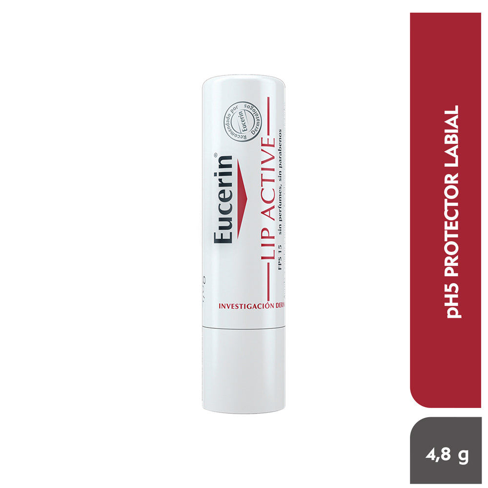 Protector Labial Ph5 Lip Active - Eucerin 4.8 gr | PharmaSkin