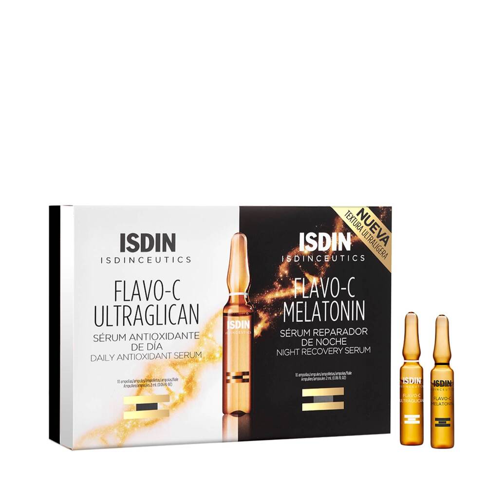 Isdinceutics Pack Day & Night de Isdin - 20 ampollas para cuidado facial