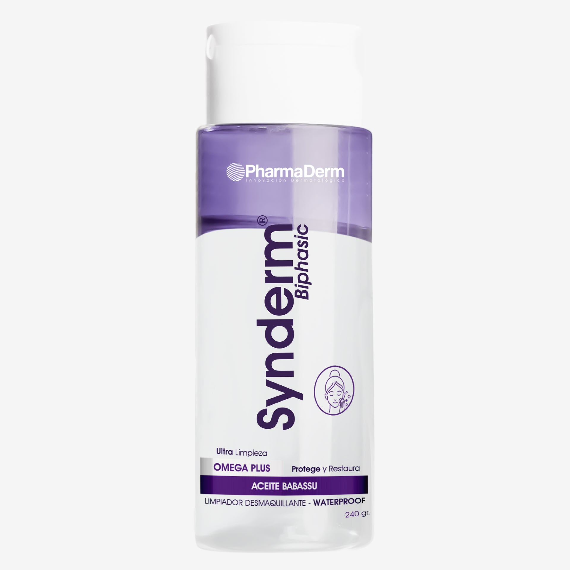 Synderm Biphasic Desmaquillante - Pharmaderm 240 ml