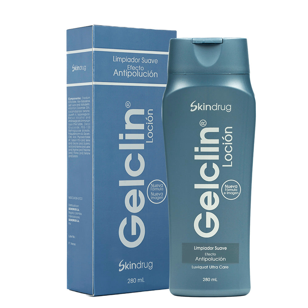 Gelclin Loción Limpiador Suave - Skindrug 280 ml