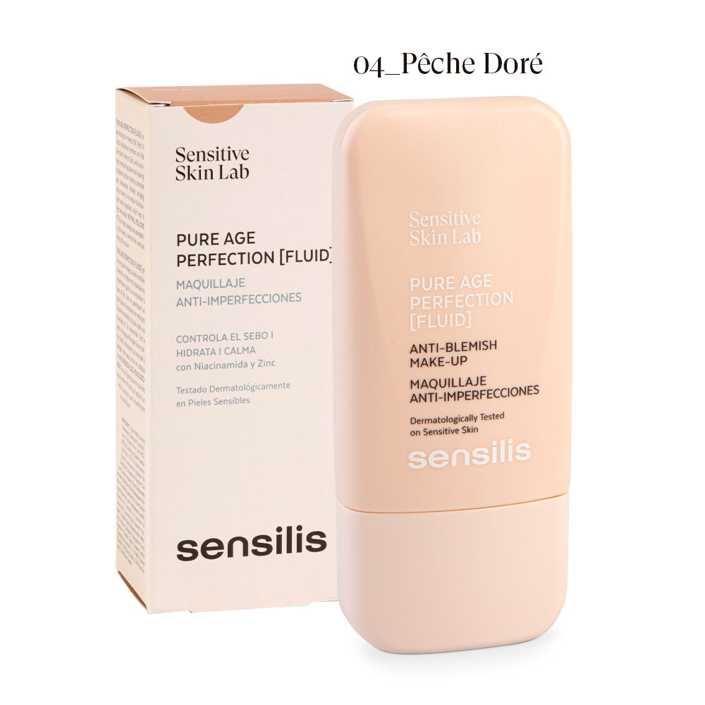 Sensilis Pure Age Perfection Fluid Maquillaje Anti-Imperfecciones T.péche Doré 4