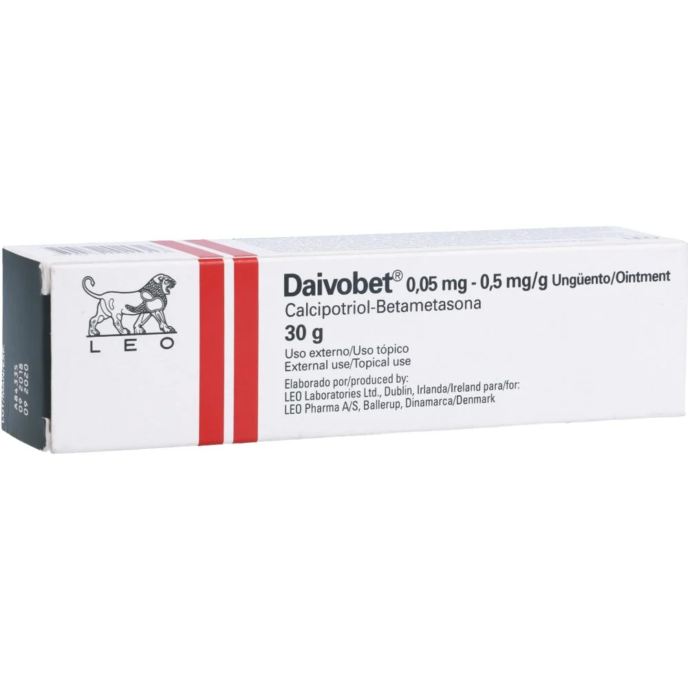 Daivobet (0.05+0.5) mg Ungüento Tbo x 30g