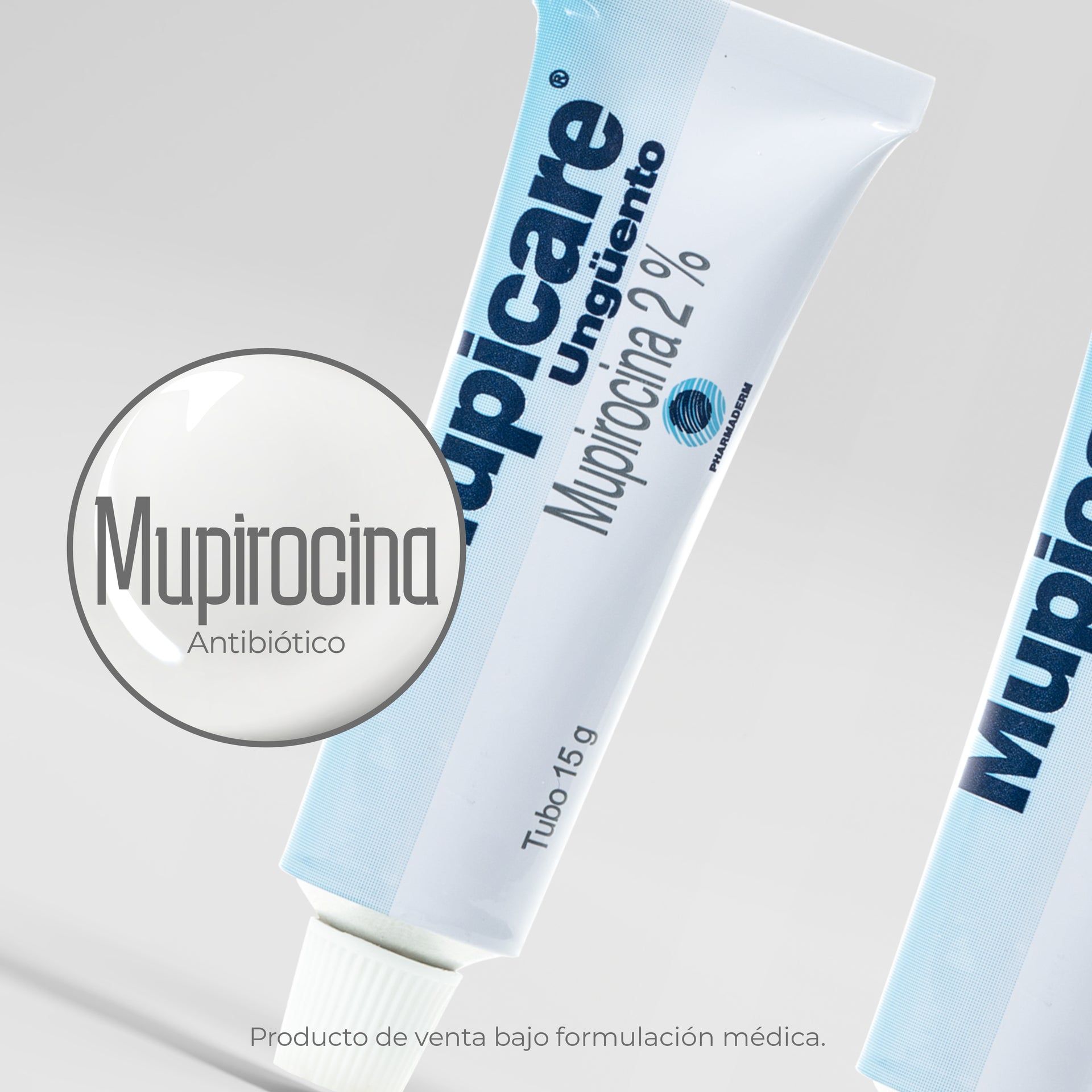 Ungüento protector de la superficie cutánea Mupicare de Pharmaderm.