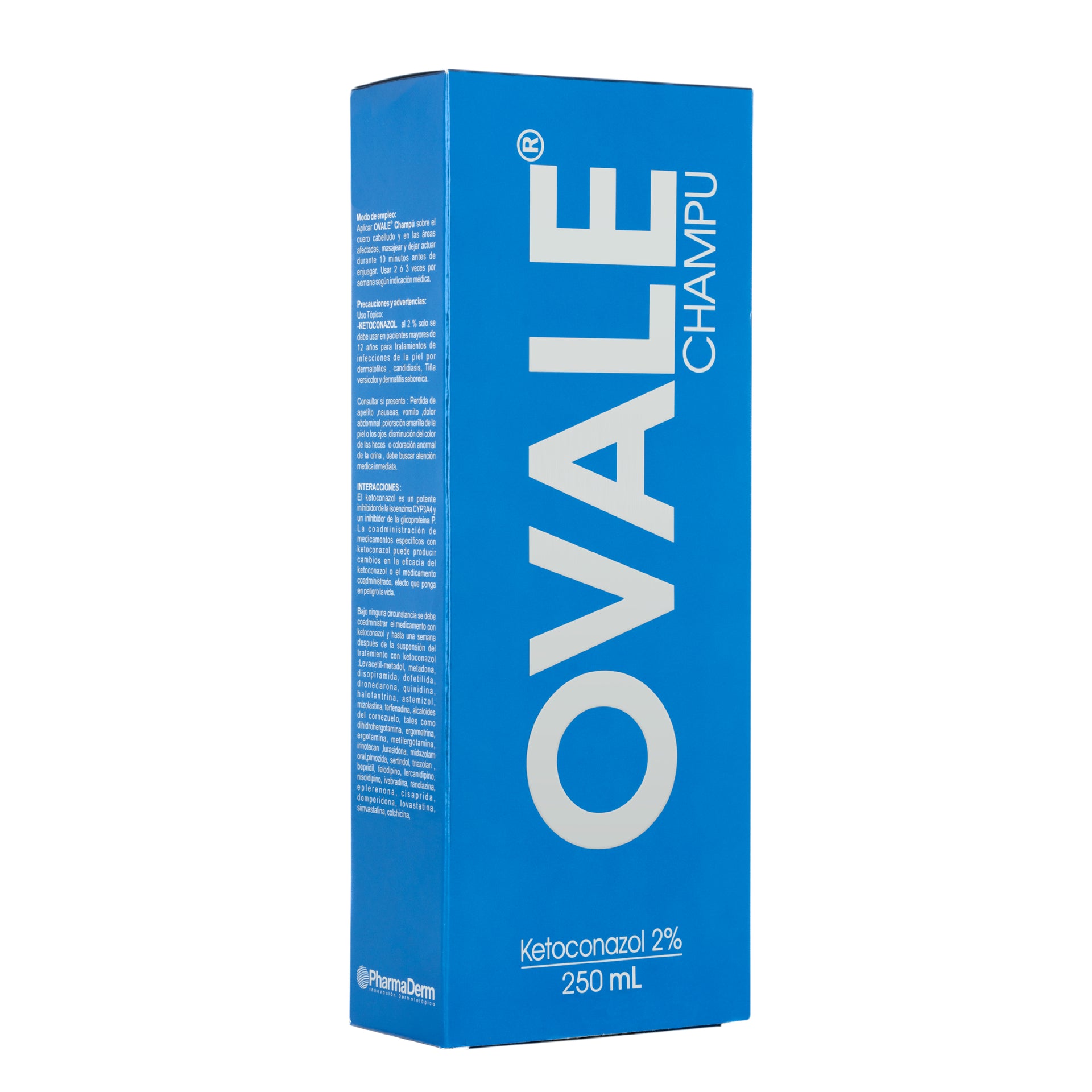 Ovale 2% Shampoo de Pharmaderm 250 ml_Pharmaskin