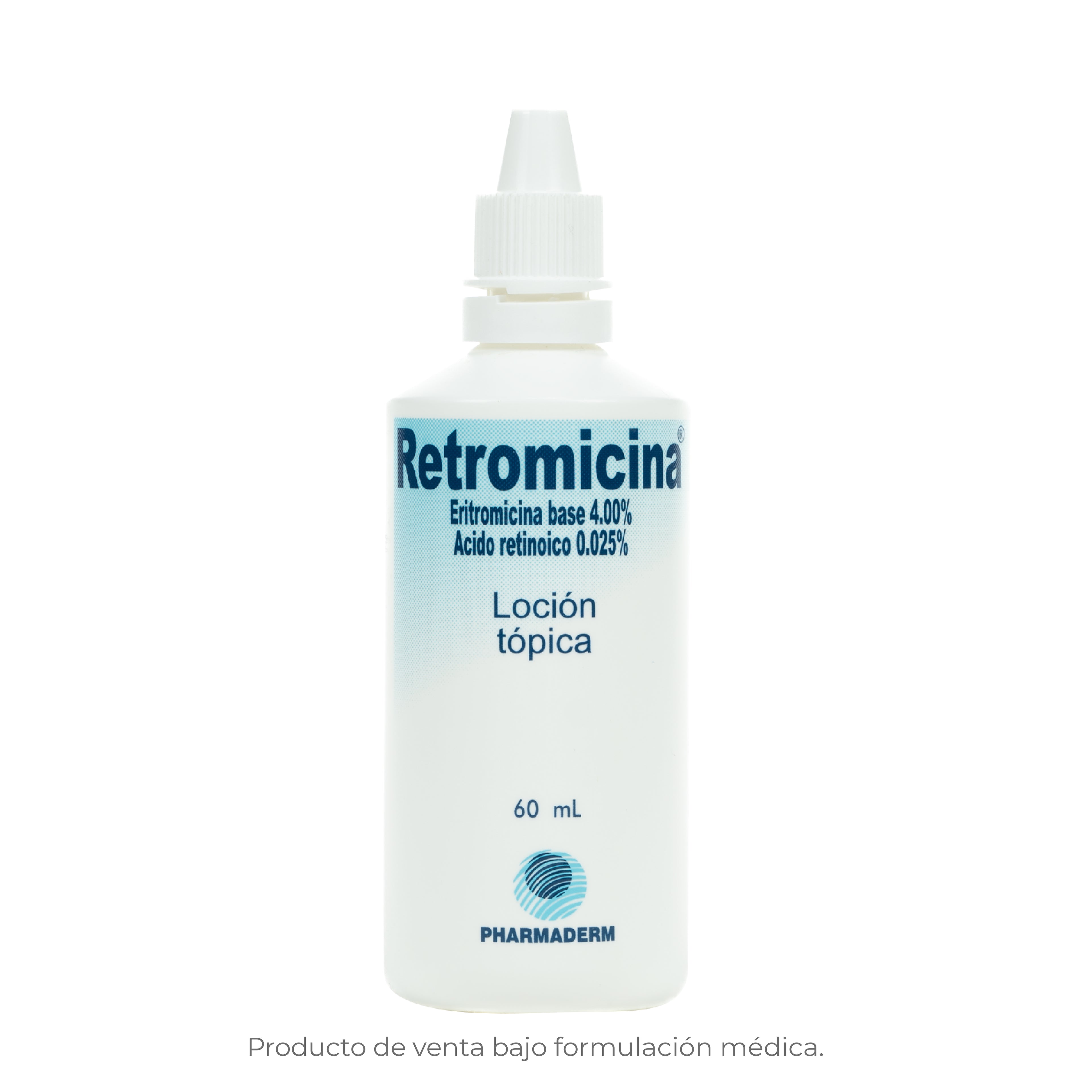 Solución de limpieza profunda Retromicina de Pharmaderm para el rostro.