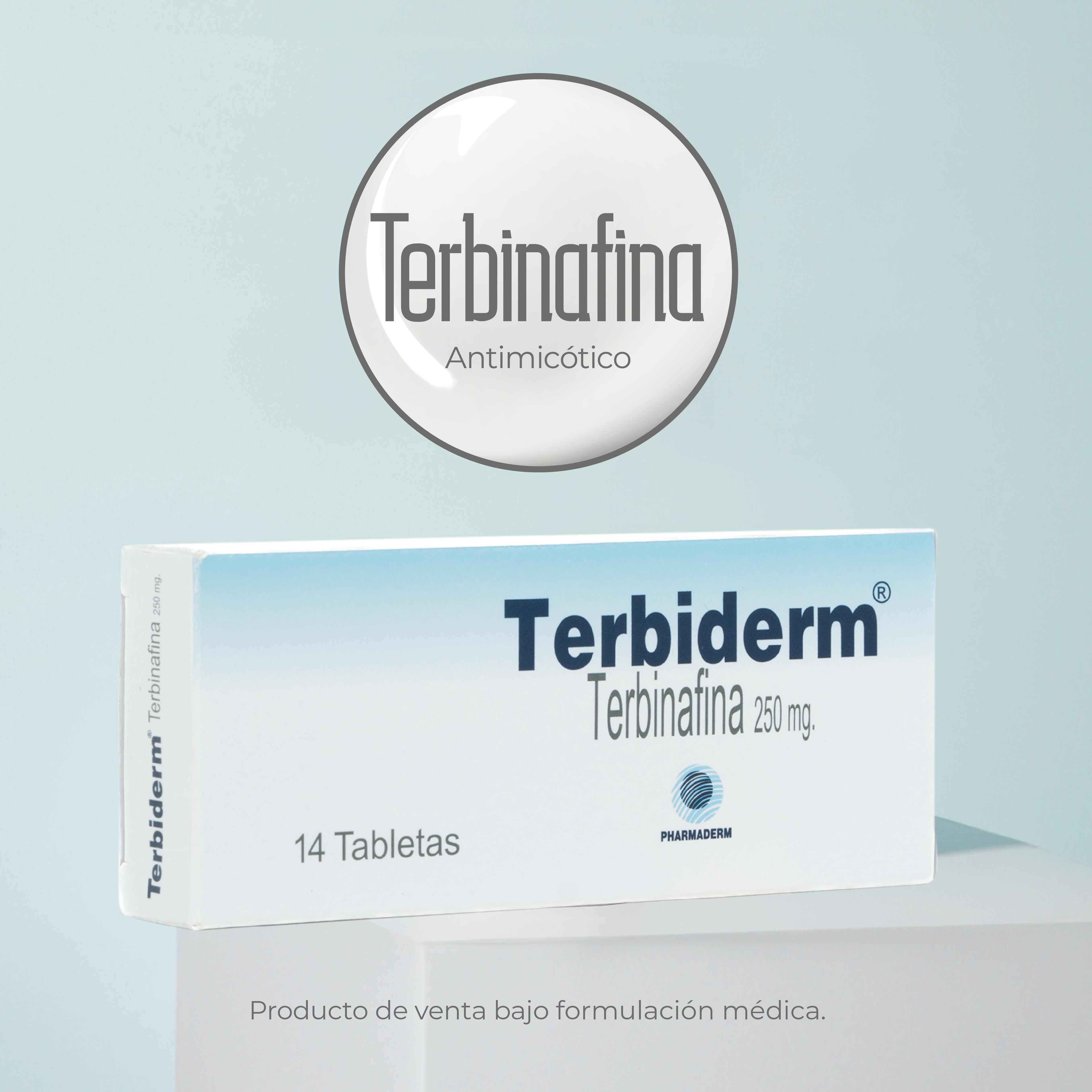 Crema protectora de la superficie cutánea Terbiderm de Pharmaderm.