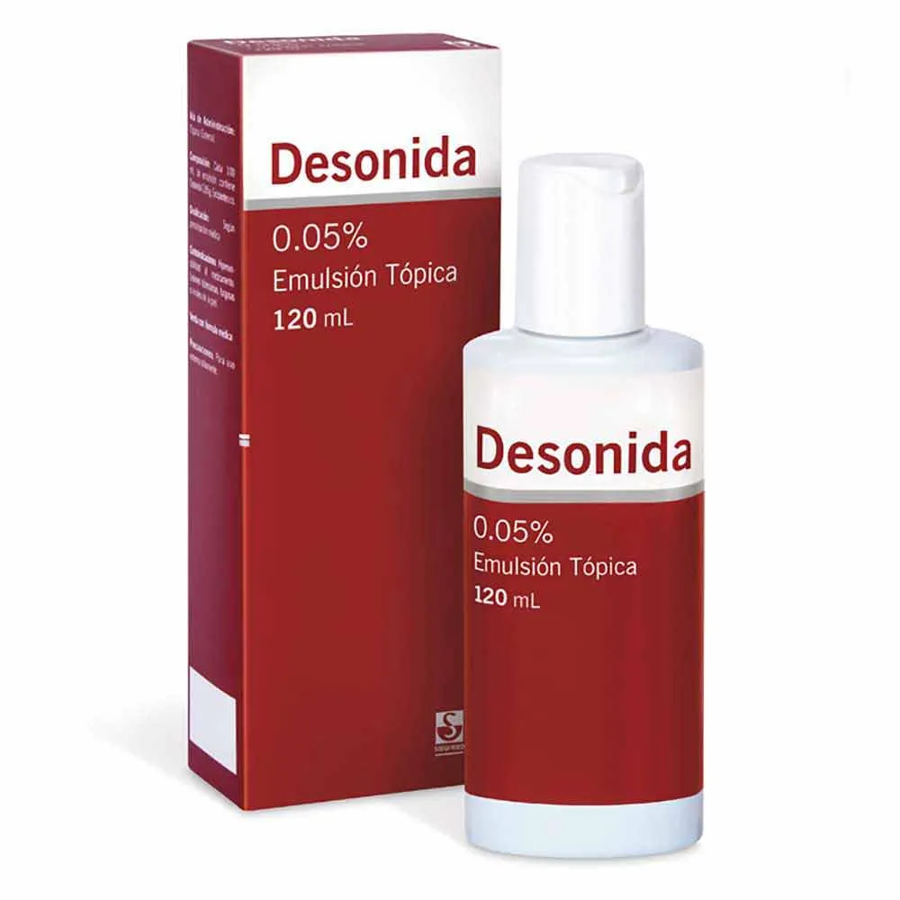Desonida 0.05% Emulsión x120ml - Siegfried