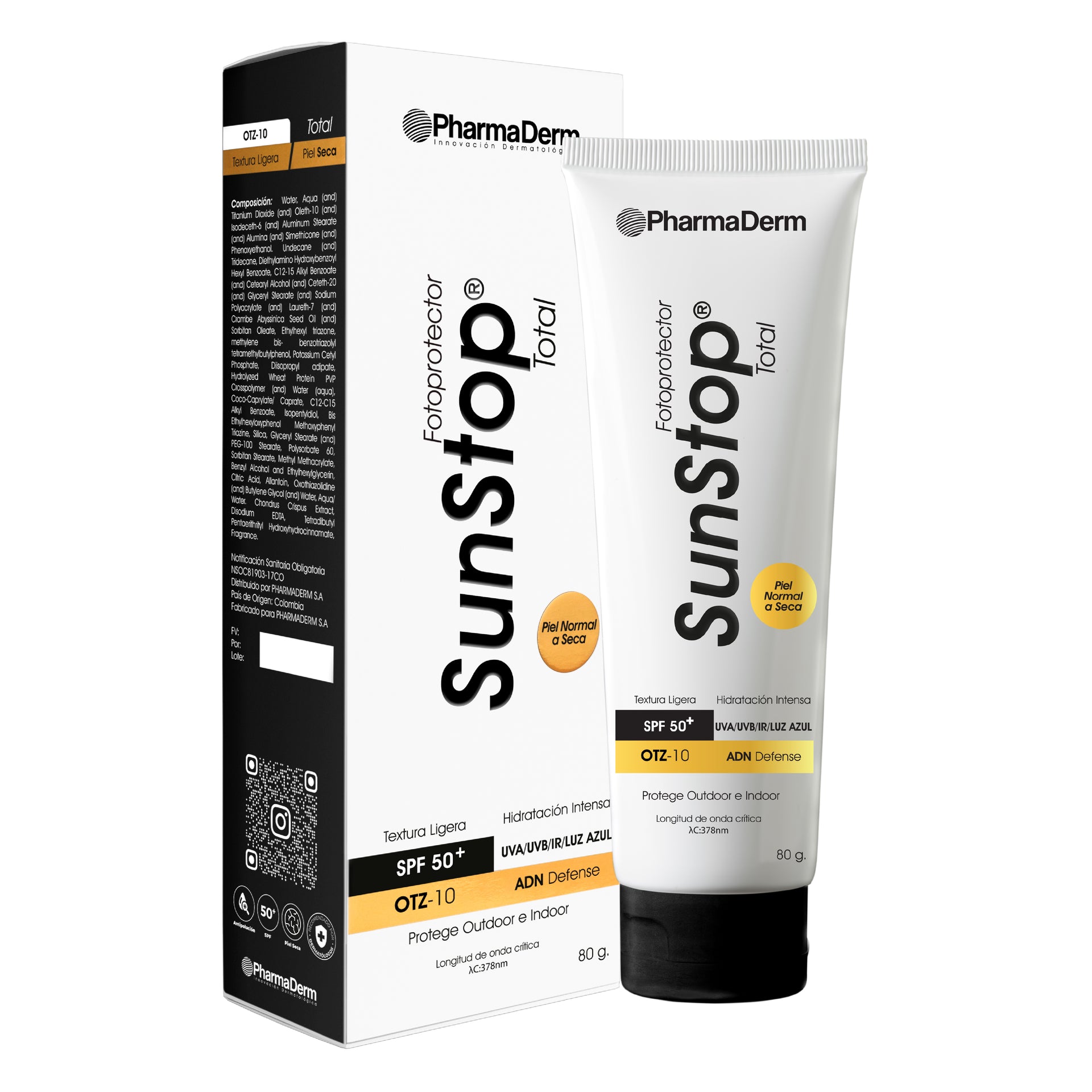 Sunstop Total Crema Spf50 - Pharmaderm 80 gr_Pharmaskin