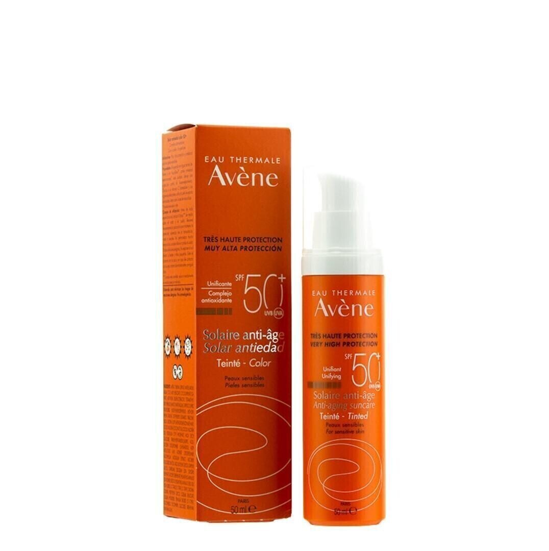 Avene Solar Anti edad Con Color 50+ 50ml