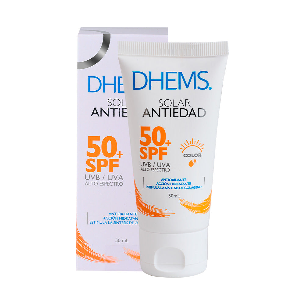 Dhems Protector Solar Antiedad con Color 