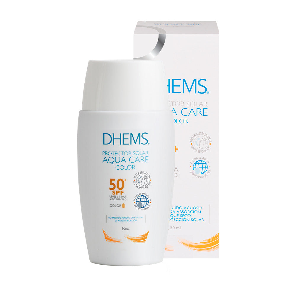 Dhems Protector Solar Aqua Care con Color
