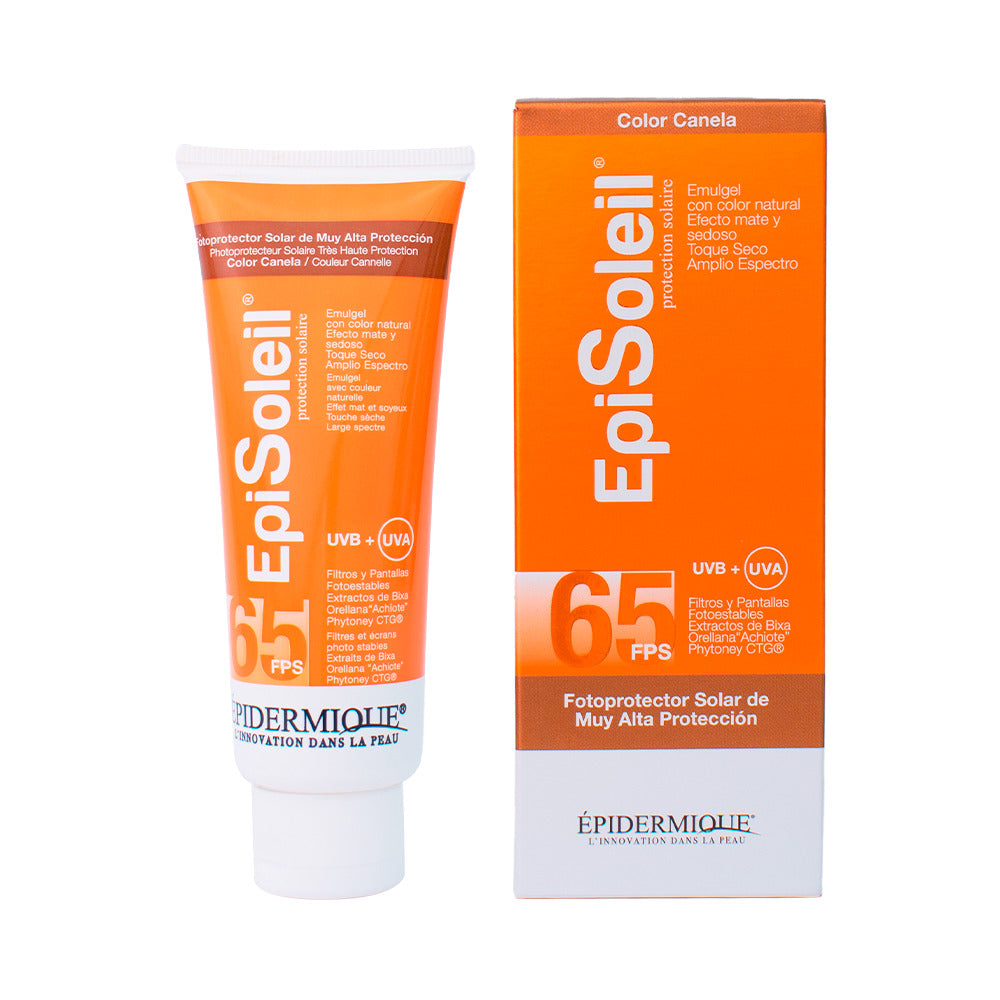 Episoleil Fotoprotector Solar de muy Alta Protección FPS 65+ Color Canela