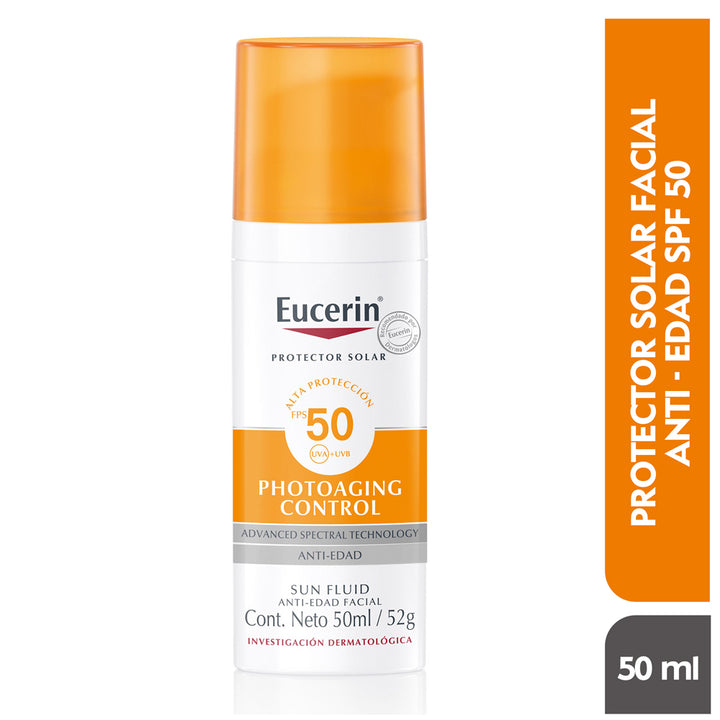 Protector Solar Facial Antiedad Eucerin Neutro FPS 50+