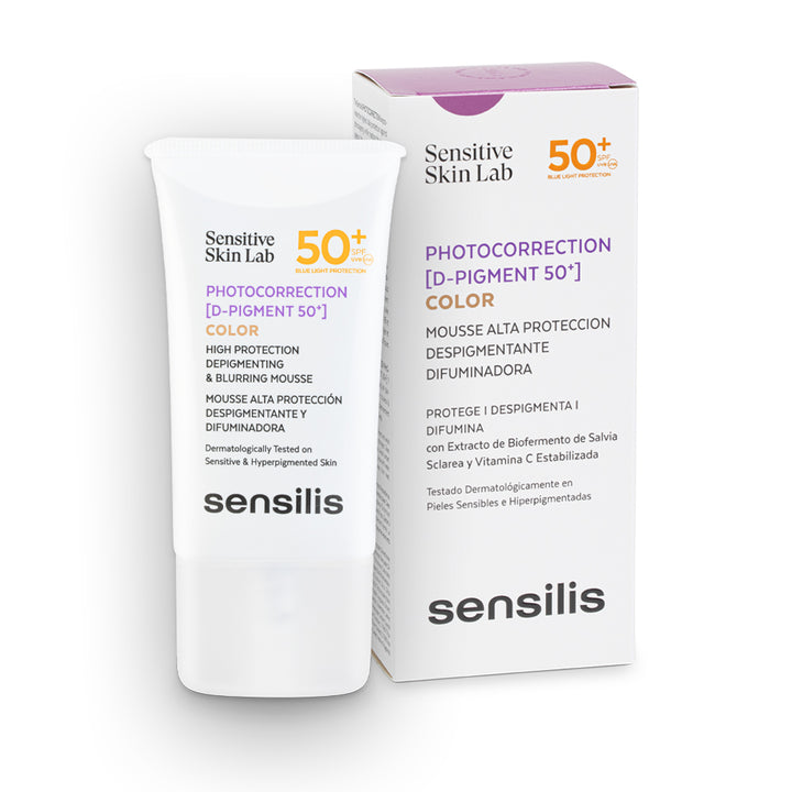 Mousse Sensilis Photocorrection D‑Pigment color SPF50+_Pharmaskin