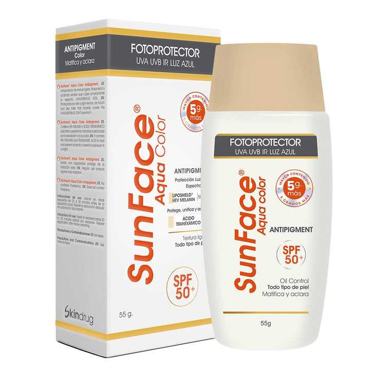 Sunface Aqua SPF 50+ Skindrug Color
