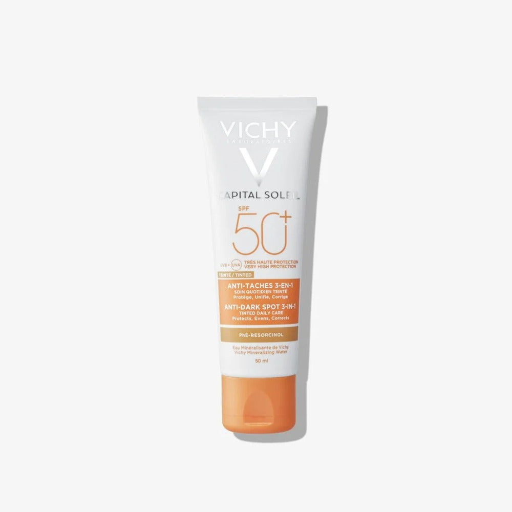 Vichy Bloqueador Capital Soleil Anti Manchas 3 en1 Spf 50+