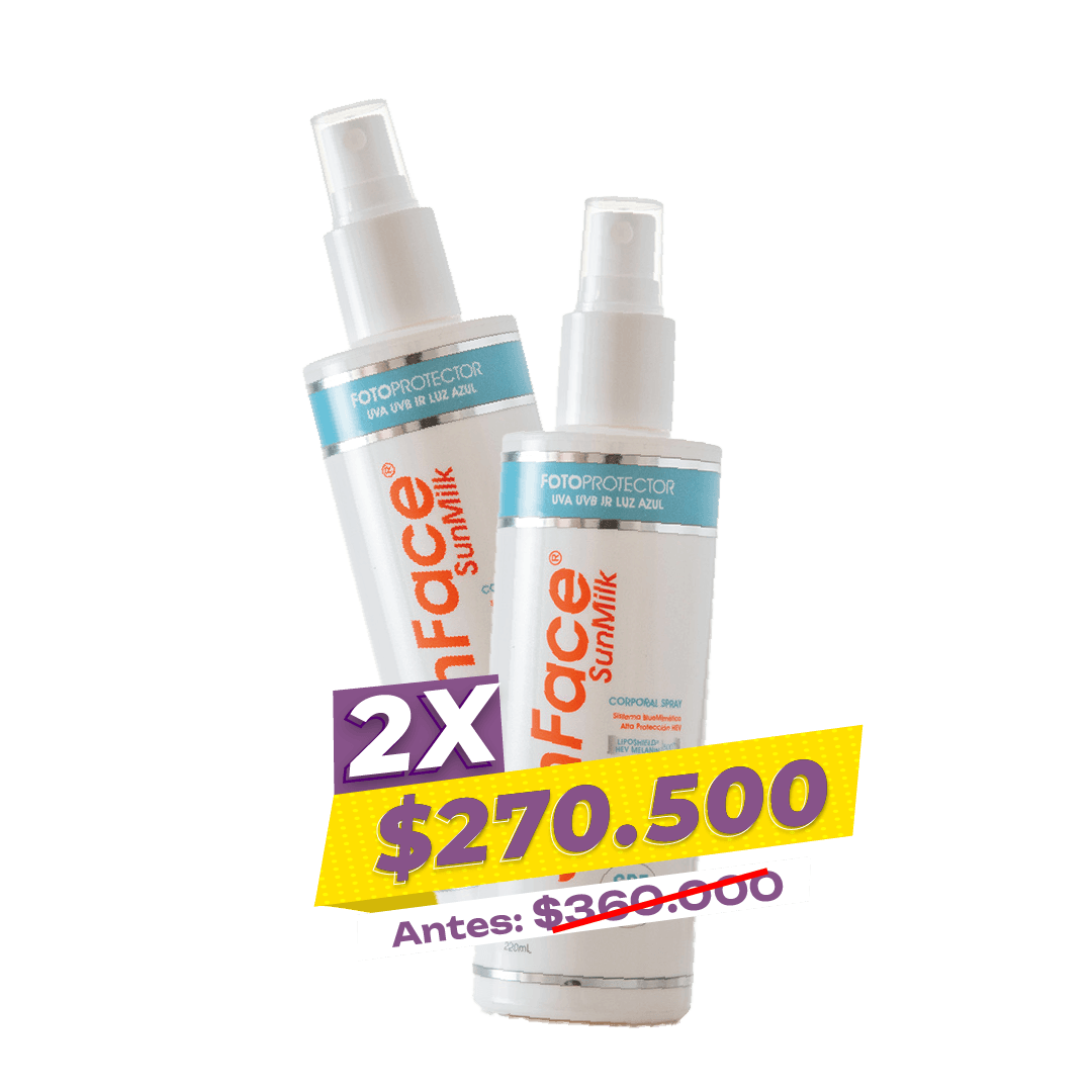 2 Sunface SunMilk Spray Spf 50+